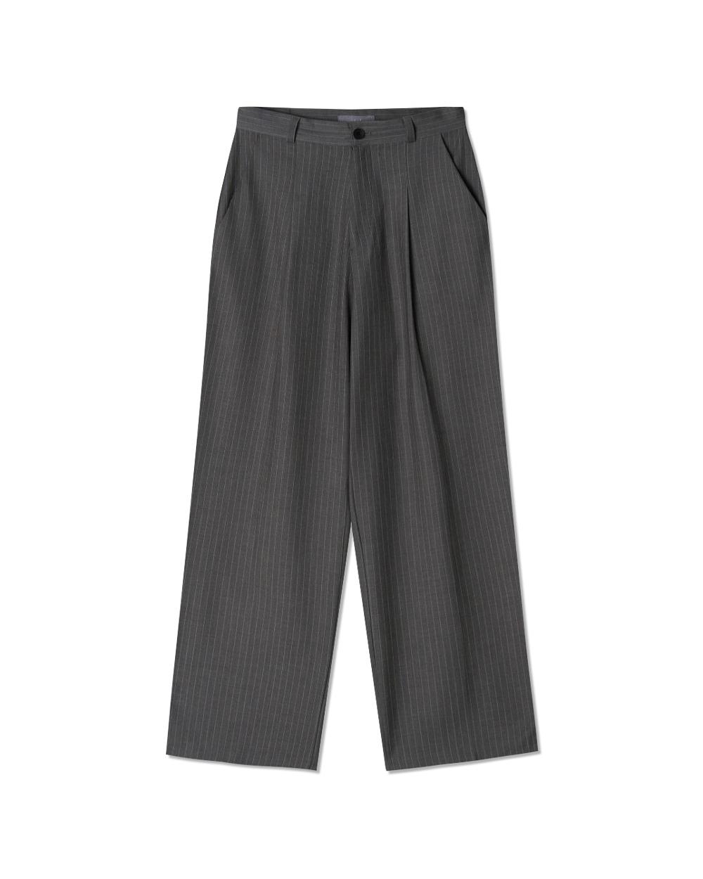 STRIPE TUCK SLACKS (3color)