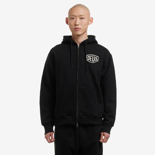 데우스 서울 컬리지 후드 집업 자켓 SEOUL COLLEGE HOODED JACKET BLACK