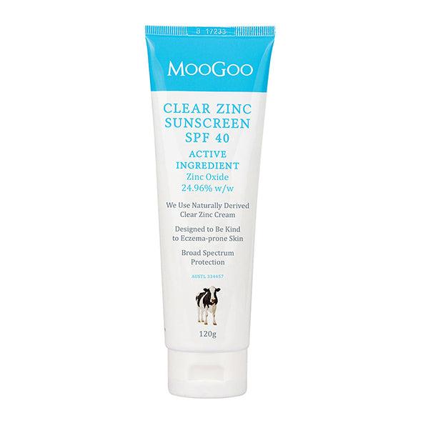 Clear Zinc Sunscreen SPF 40 - 120g