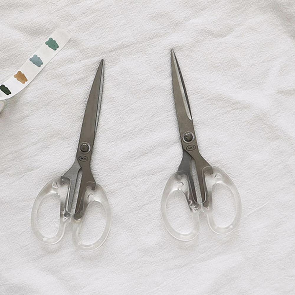 투명 문구 가위 어린이 미니 가위 유아
