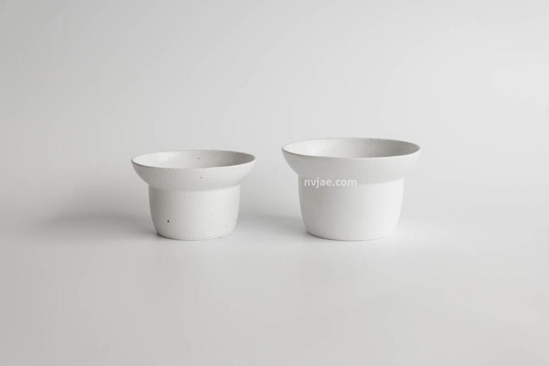 듬(2size)_Rough white(밥그릇, 국그릇 사용가능)