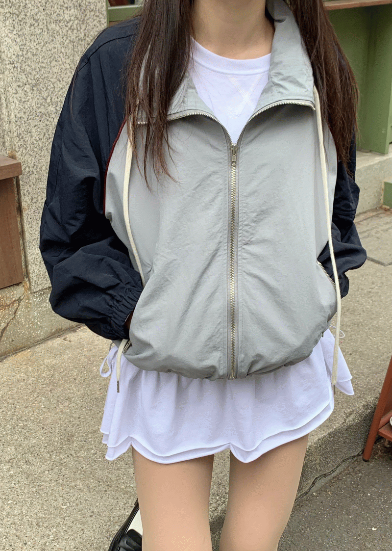 로브씨엘 바이닐 파이핑 윈드 브레이커 JP