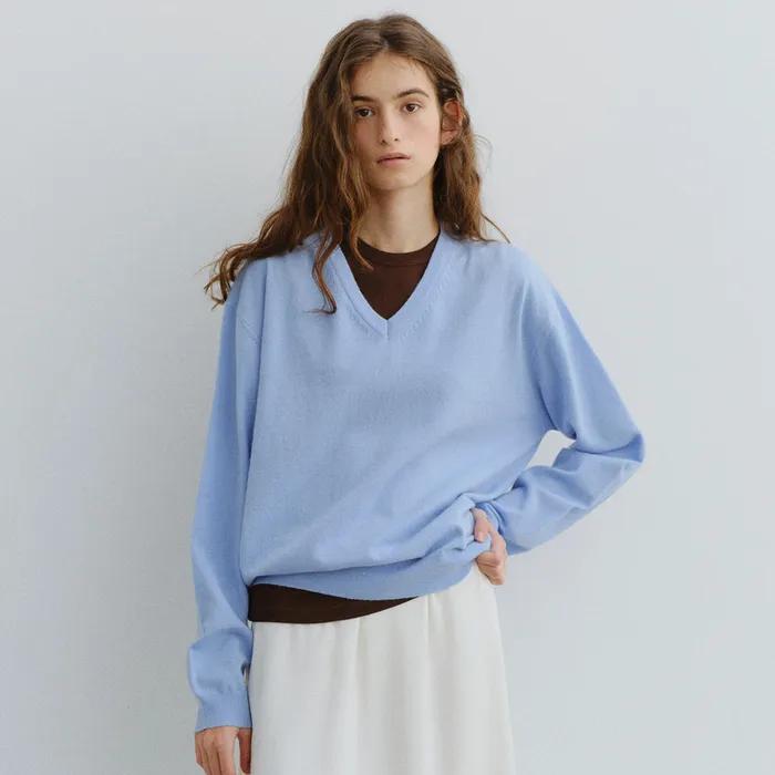 [9차 리오더][컬러추가] Washable V-neck knit_6colors