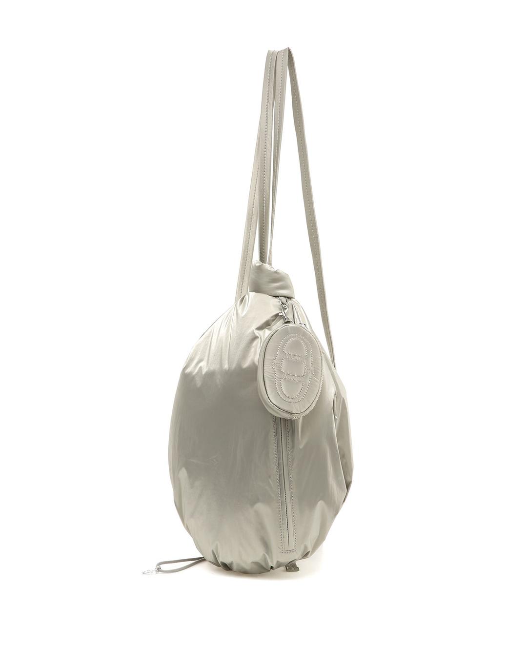 BONBON LIGHT IVORY GLOSSY SHOULDER BAG & BACKPACK M