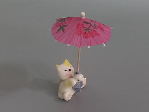 월척냥이 꽂이 노랑이