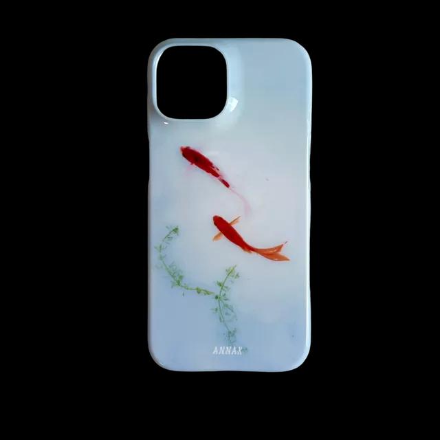[lychee wave koi goldfish hard case] 금붕어 잉어 물고기 하드케이스 여름 바다케이스 빈티지 오리엔탈 아이폰 갤럭시케이스