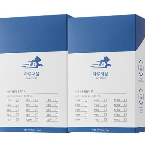 프로젝트21 하루채움 고양이 간식 종합영양제, 피부/피모, 가자미맛, 2개 - 종합영양제 | 쿠팡