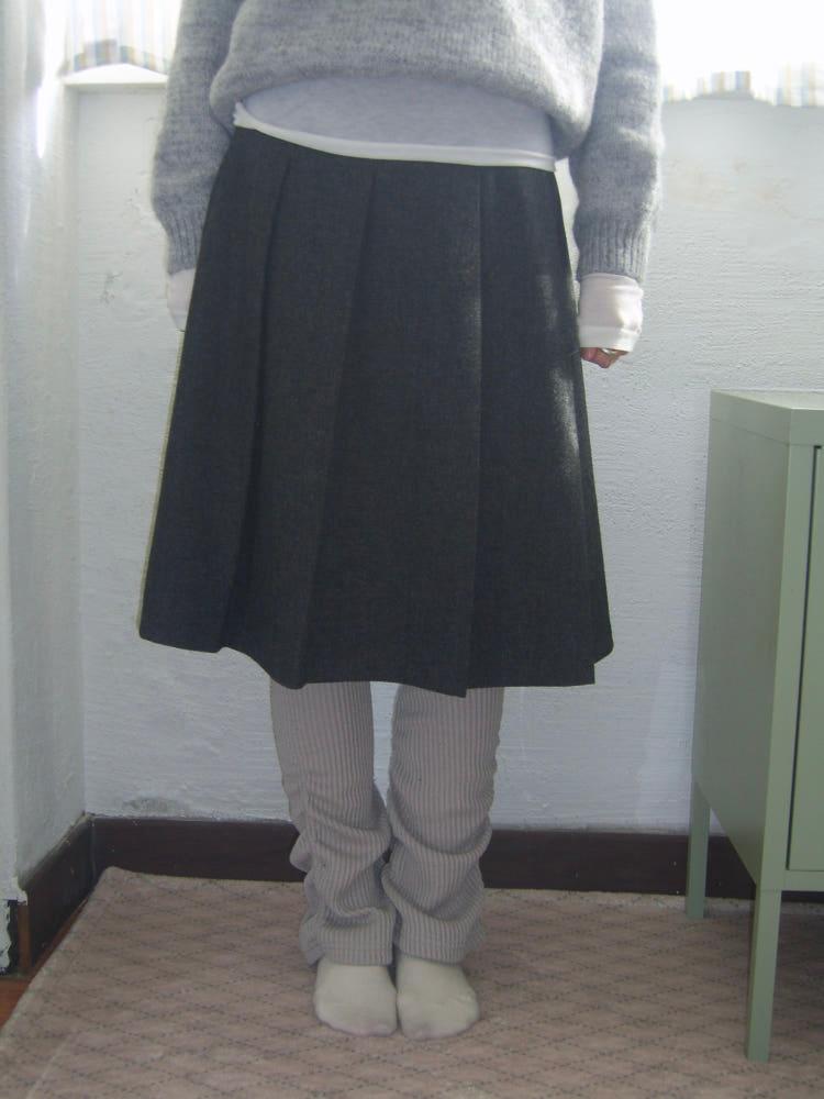 bea pleats skirt (2C)