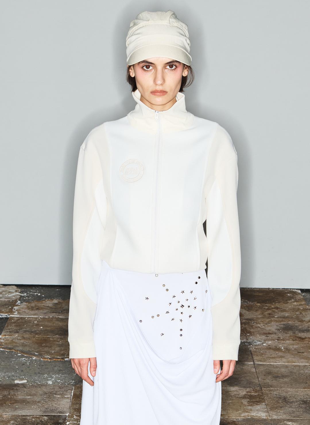 [THEOPEN PRODUCT] PANELLED TRACK JACKET, IVORY