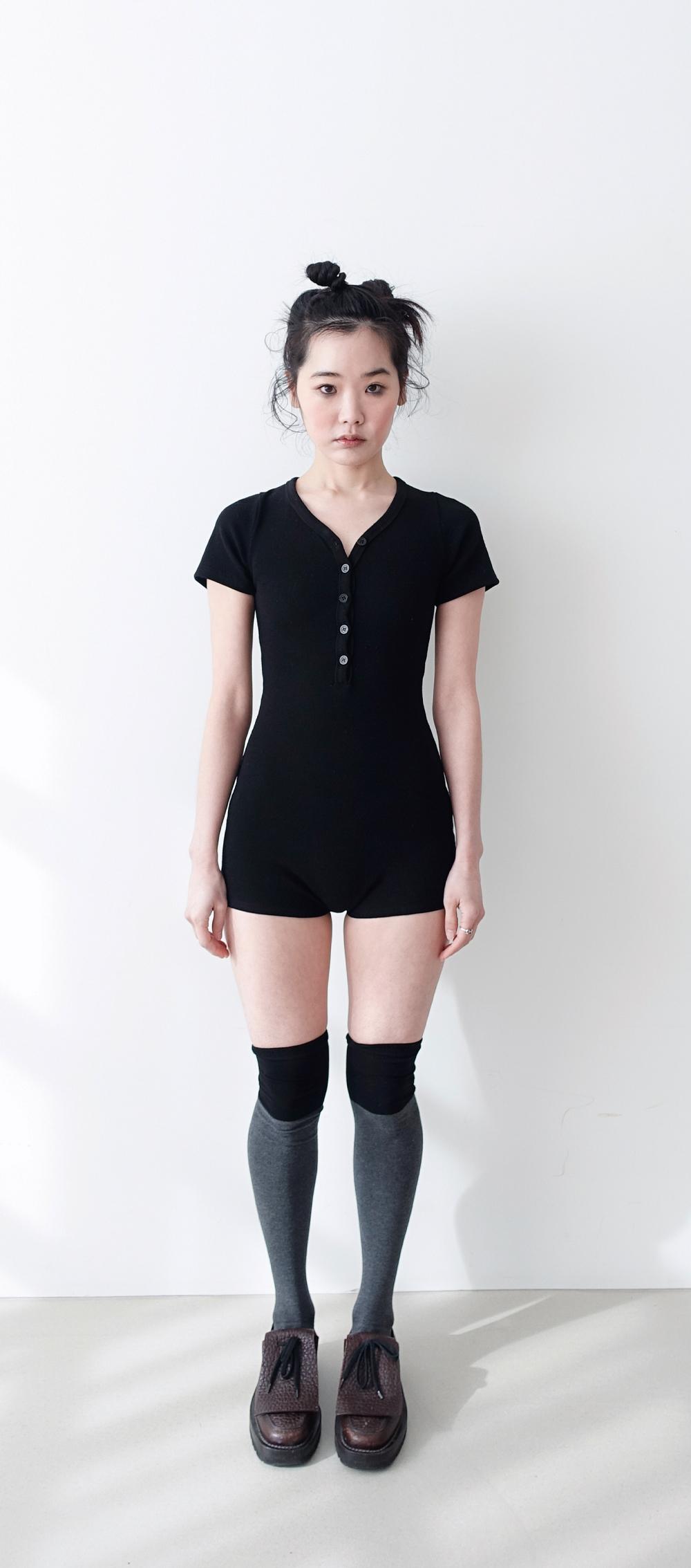 slim half body suit
