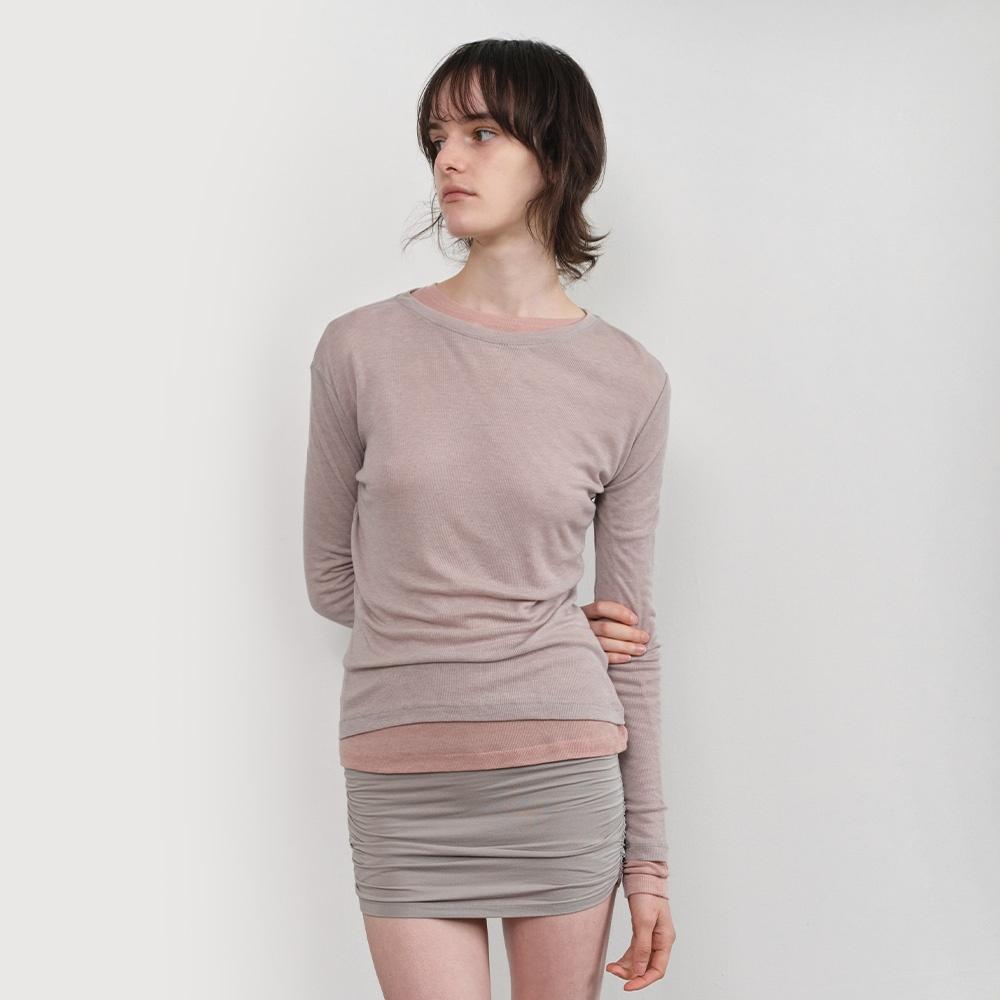 [스페셜오더 -11/5까지]  NEW SOFT LONG SLEEVE TOP