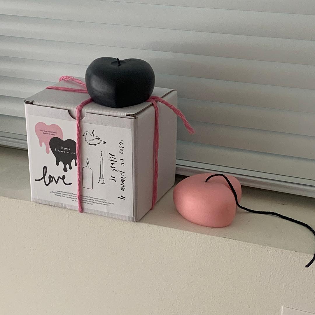 heart candle