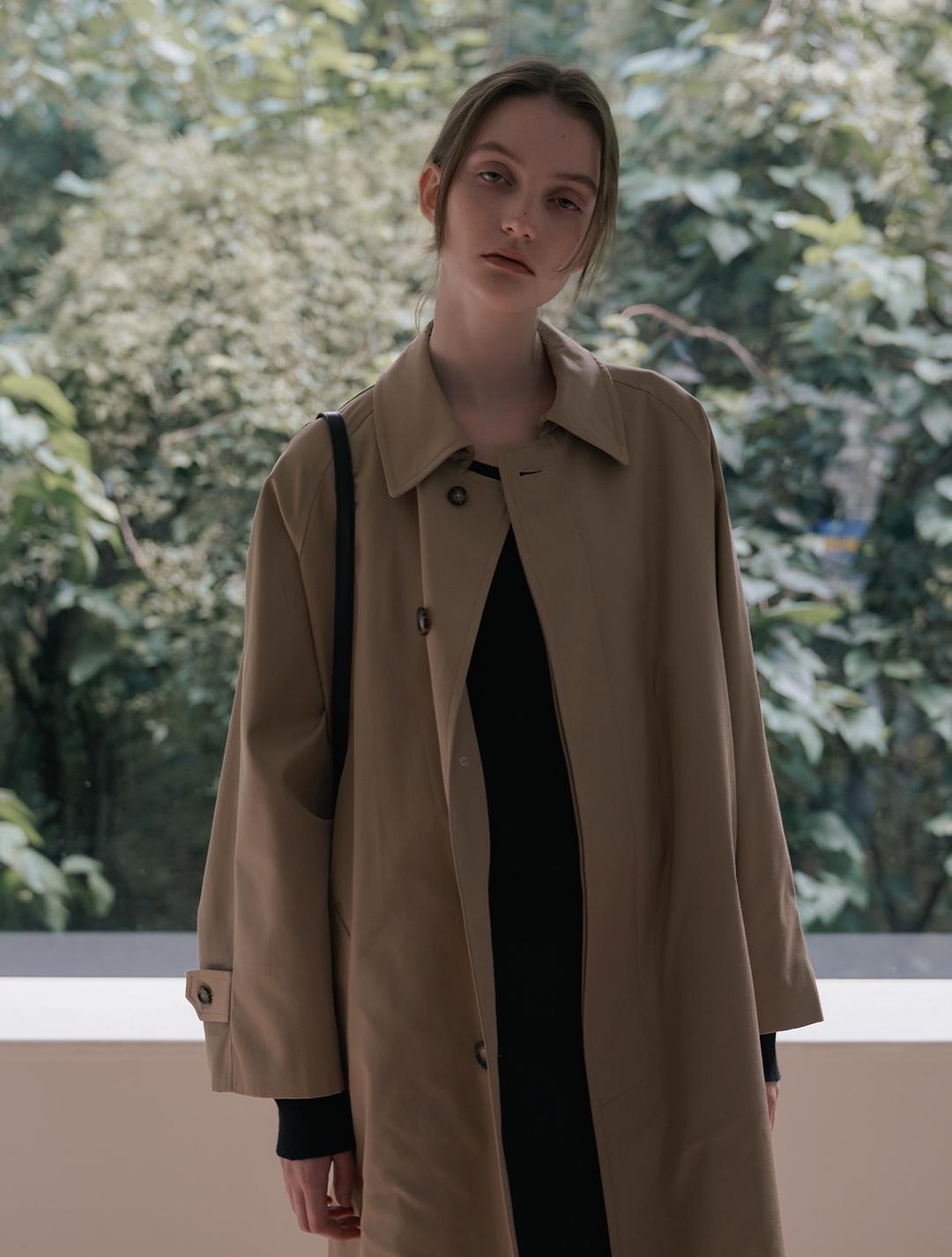 [리퍼브] Single Trench coat - Beige