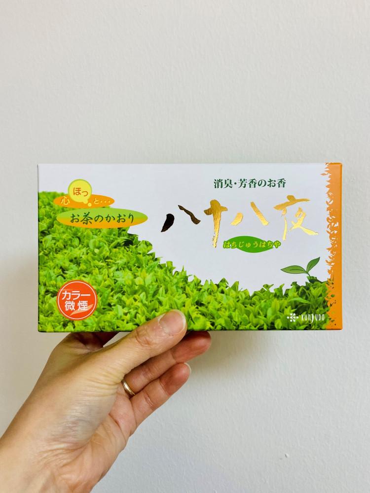 [훈수당] 팔십팔야 녹차 인센스 스틱 은은한 녹차 향기 일본 선향