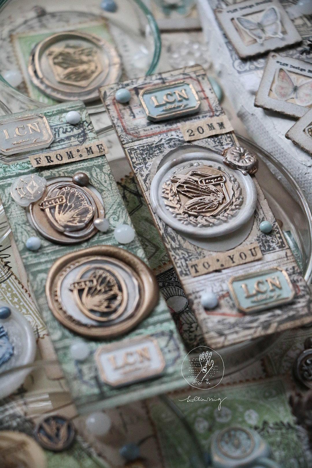 Wax seal stamp set. - To: You. / From: Me.