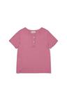 5 BUTTON HENRY NECK_MAUVE PINK