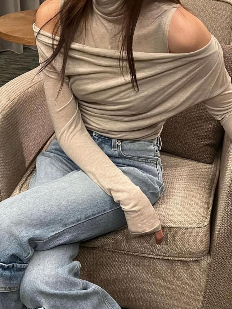 [주문폭주]하프폴라 나시 드레이프티 레이어드세트(블랙,오트밀,카키)