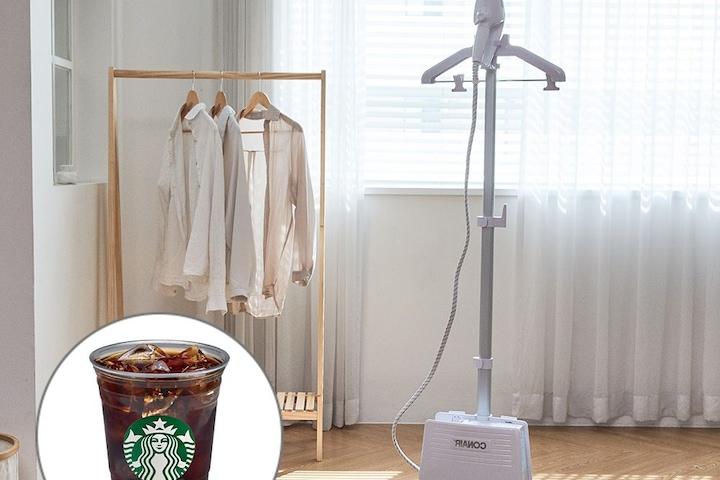 최대혜택가 125,448원) 듀얼 파워 스티머 이동식 스탠드스팀다리미GS88K