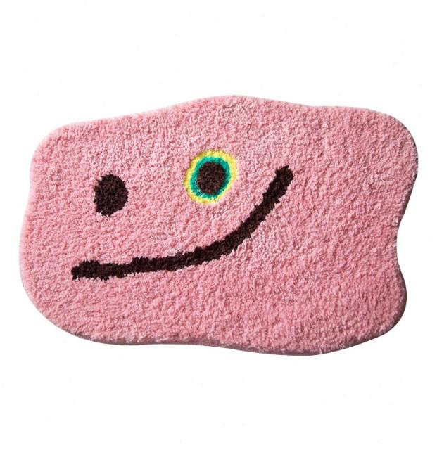 Pink Jelly Square Cute Rug 핑크 젤리 귀여운러그