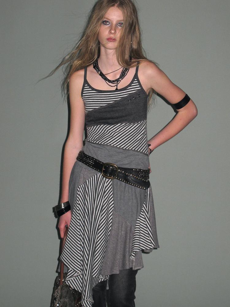 wearAndtear Splicing Street Punk Skirt