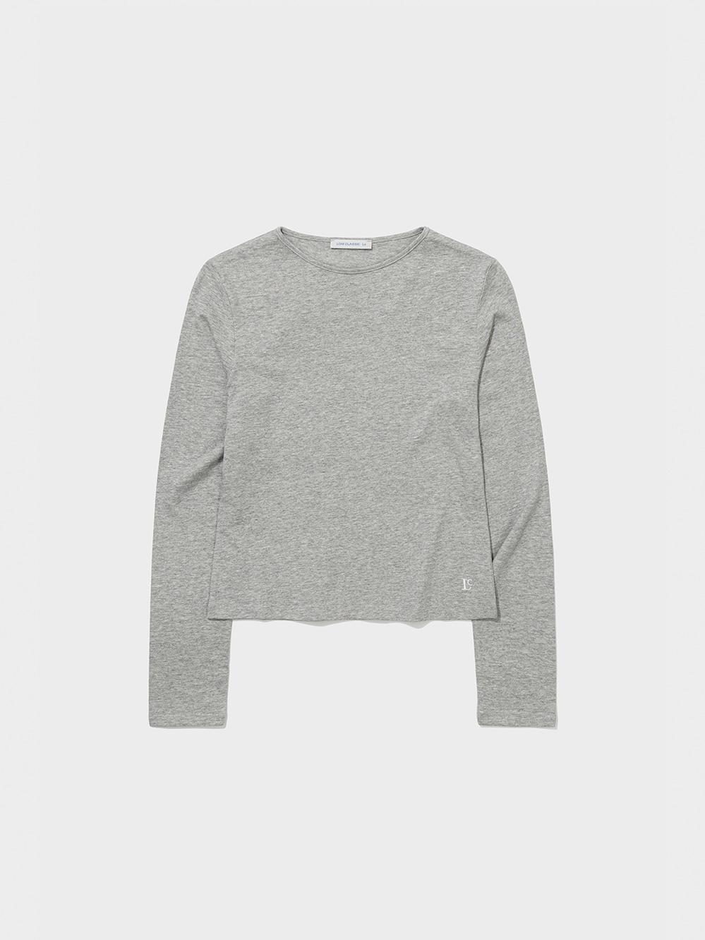 Lc Long-Sleeve Tee_Melange Grey