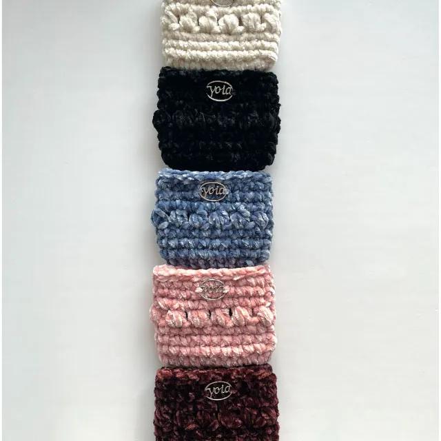 Yoia velvet 뜨개 카드지갑