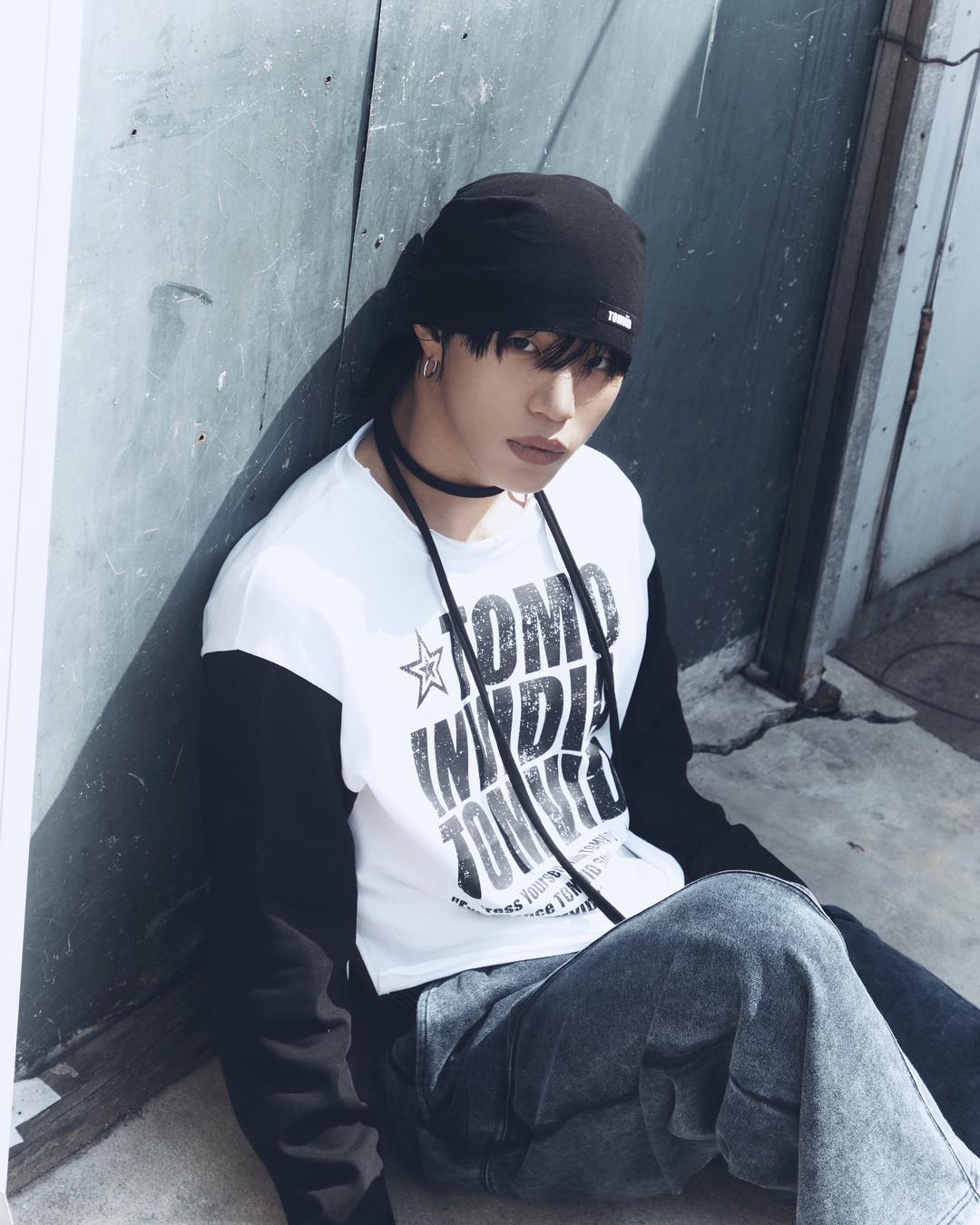 Lettering Vintage Long Sleeve ( White ) - Vintage Muffler