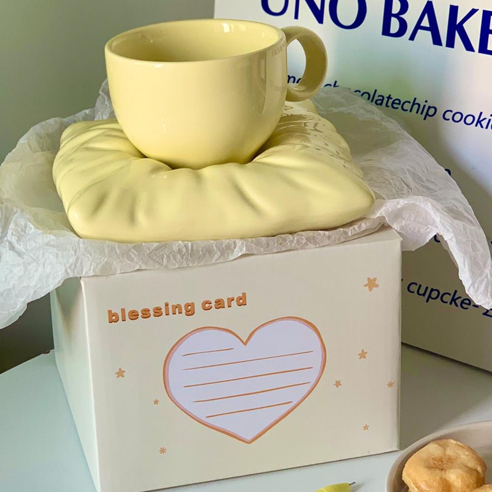 [모모피너츠] 양탄자 머그컵세트 귀여운 찻잔 머그컵 플레이트﻿ 카푸치노 홈카페