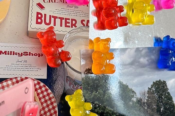 젤리 곰돌이 자석 5P세트 냉장고자석 마그넷