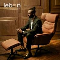 (레벤 Signature) 마티니 천연면피가죽 1인 리클라이너 소파+스툴