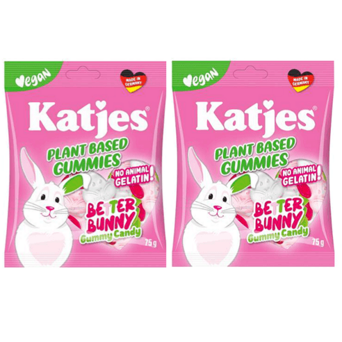 Katjes 독일 캇예스 비건젤리 스웨덴젤리 베러버니 75g x2개, 75g, 2개