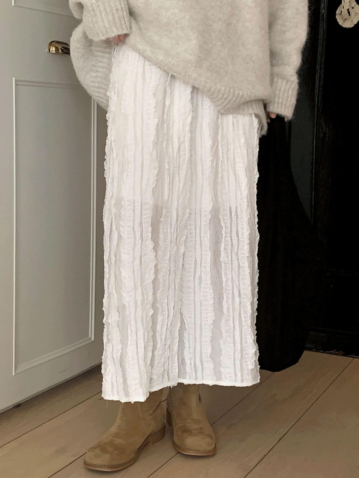 soon frill lace skirt (1color) 주문폭주!