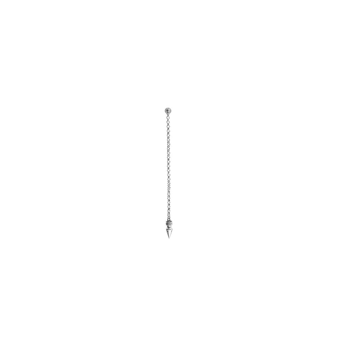Chrome Hearts Silver Bullet Drop Earring