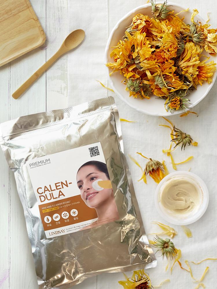 [린제이] 카렌듈라 모델링팩 1kg (지퍼백 - 40회분) +팩도구세트
