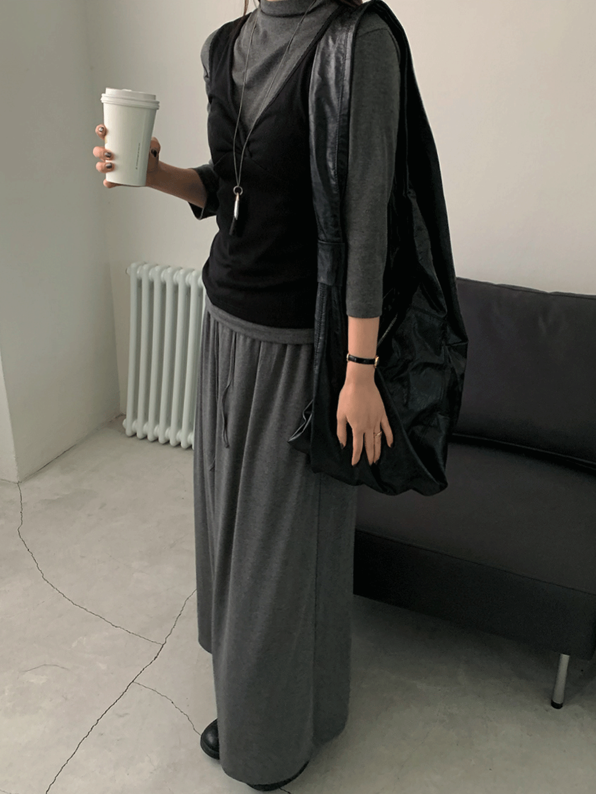 bagel long skirt (2color)