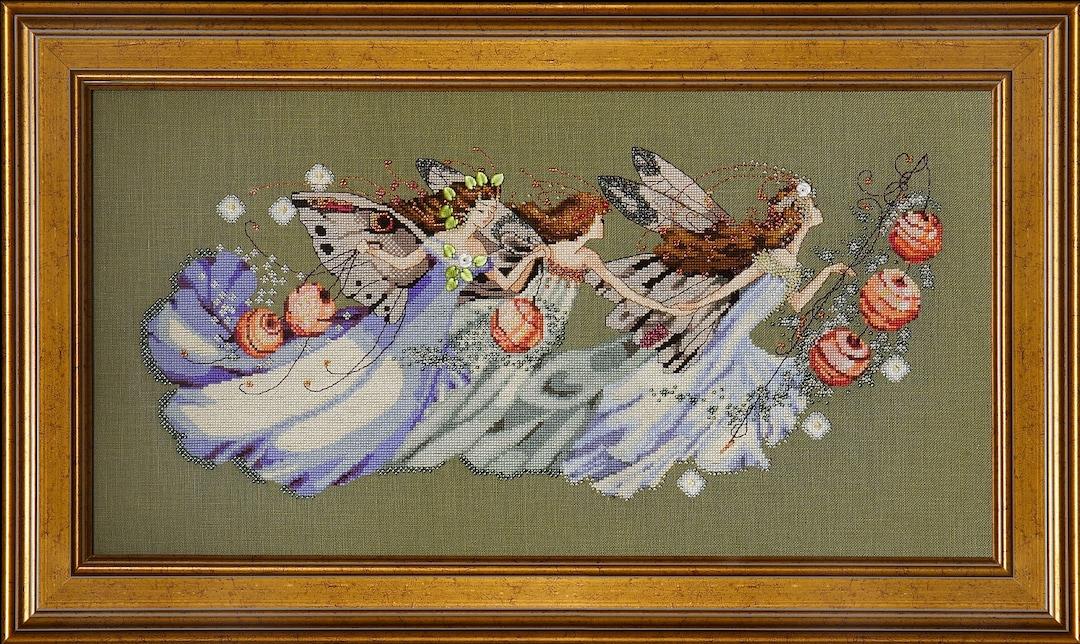 Worldwide Free Shipping Mirabilia Nora Corbett Cross Stitch Chart MD103 Shakespeare’s Fairies