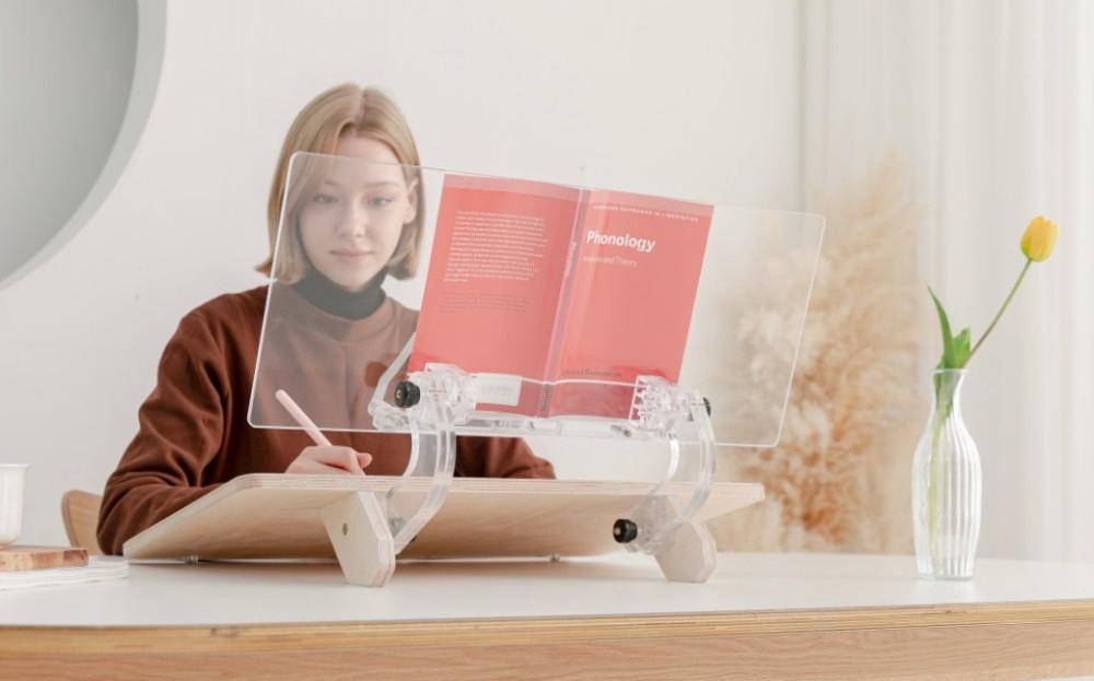 리드모아 투명 아크릴 2단독서대