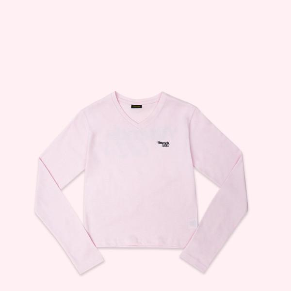 Attends girls tee shirt (baby pink)