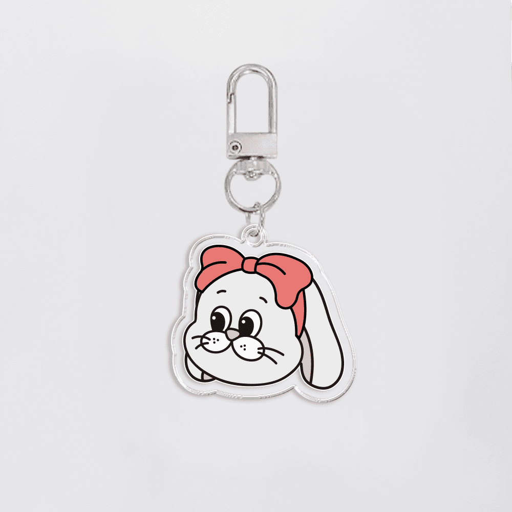 (키링) HB 버니 리본