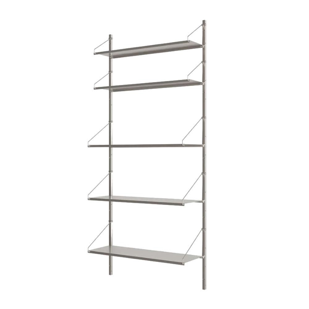 [FRAMA] 프라마 Shelf Library single H1852/w800 stainless steel 시스템 벽선반