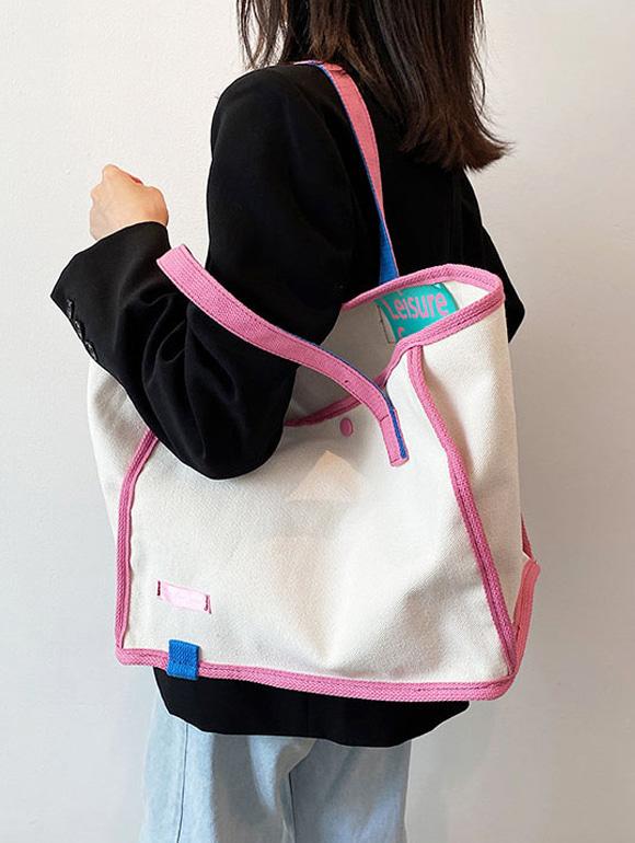 레쥬 유니크 라인 에코백 [4color]