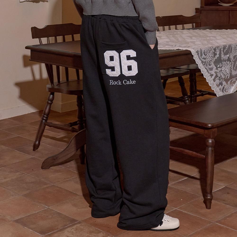 96 Applique 2way Jogger - Black