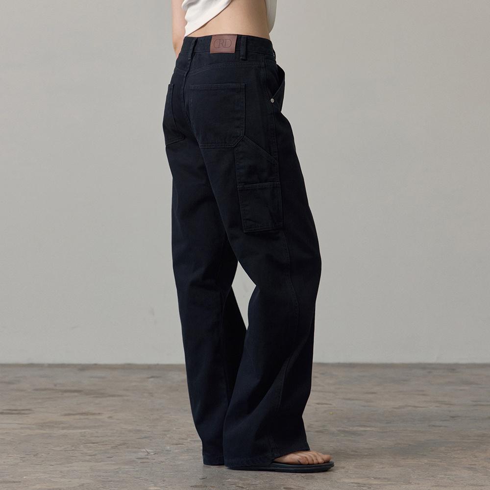 [3차/예약배송][기장선택] Carpenter denim (black)