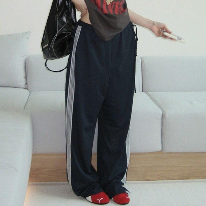 [20차/6월5일 예약배송] Air mesh track pants / Navy