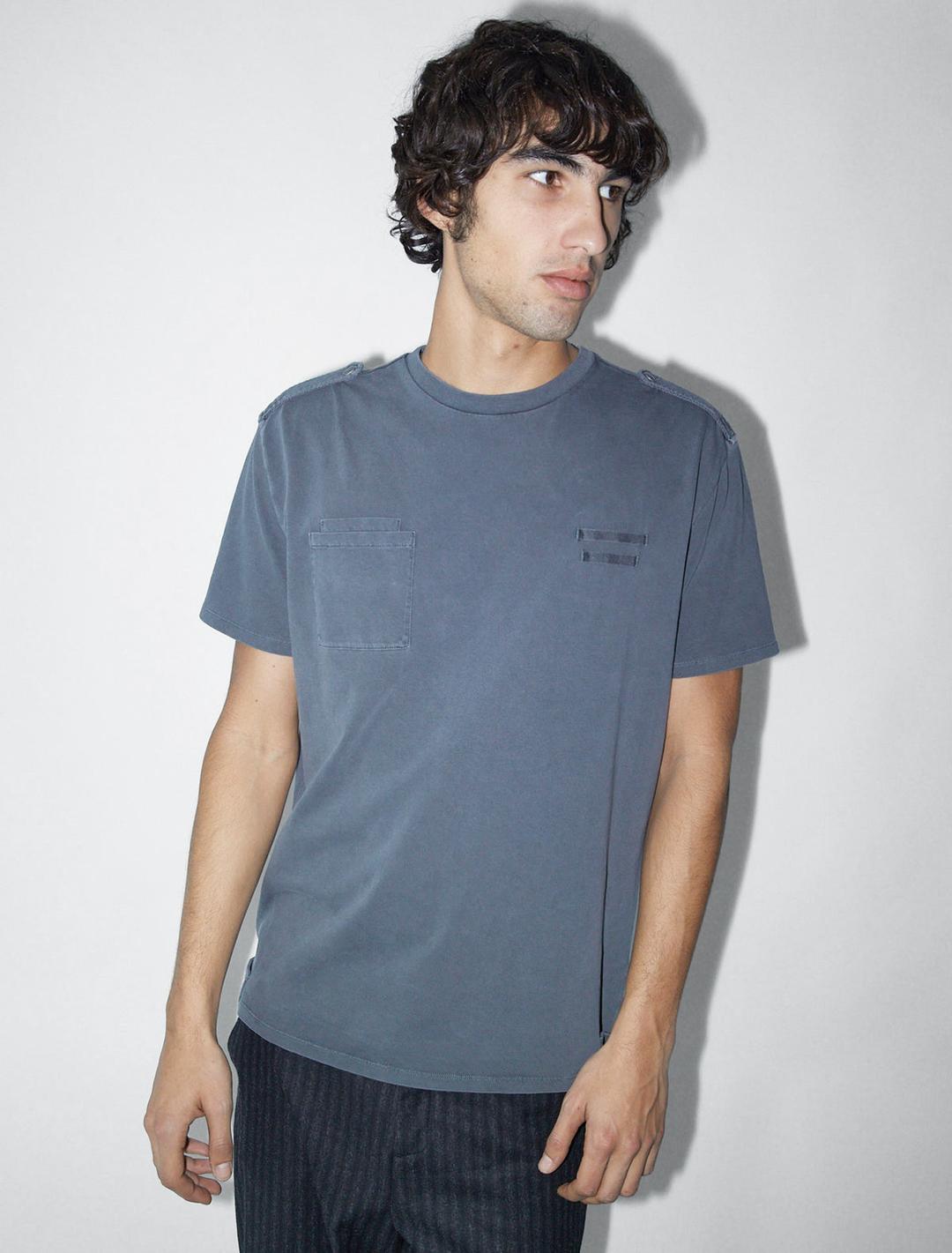 ORIGIN B-Cotton men's t-shirt with shoulder detailing