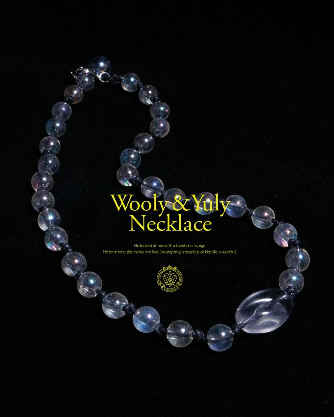 [ Wooly&Yuly ] Black & White Pure Necklace