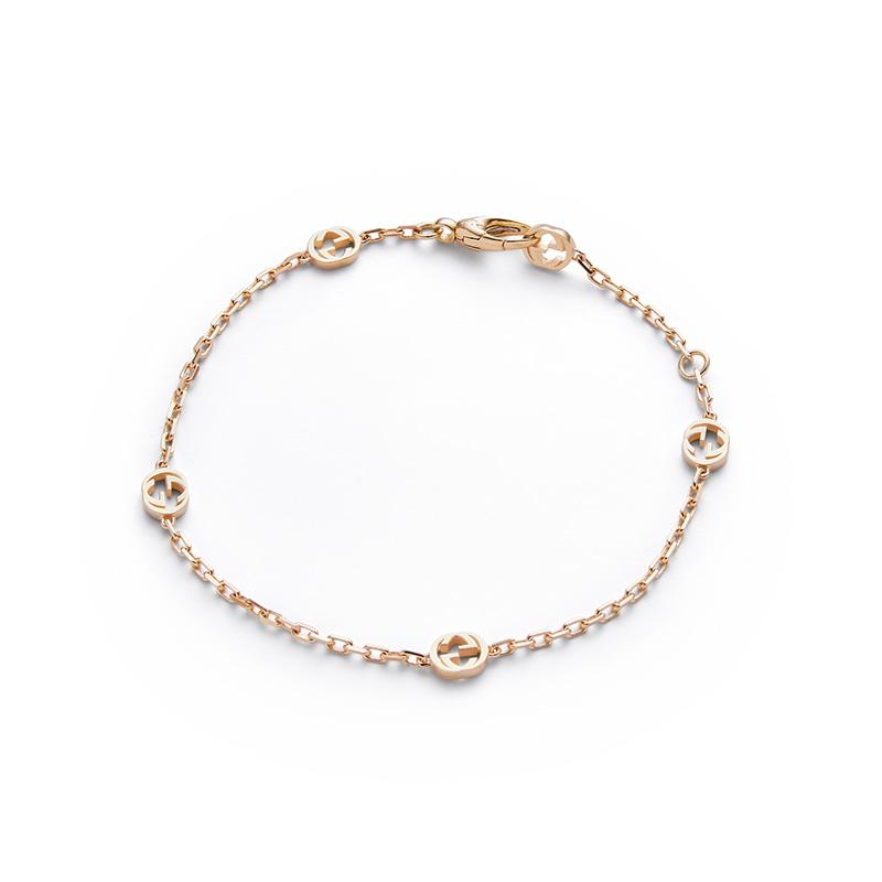 구찌 YBA629904001 (629904 J8500 8000) 여성 18K 골드 팔찌