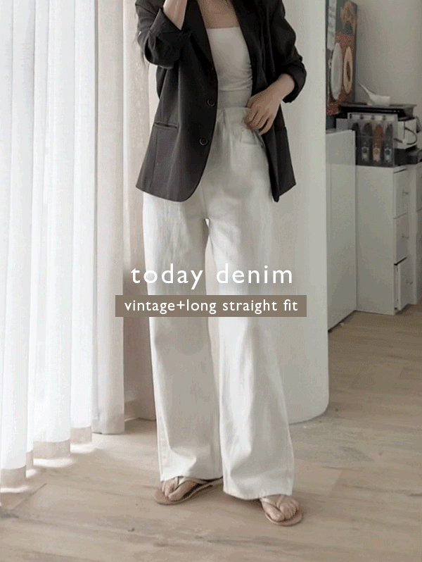 슬로우앤드 [무료배송] #SLOWMADE. 투데이 에어썸머 와이드팬츠 (+롱ver) - 4 size