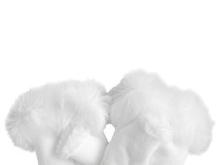 [ 2nd ] Mushy fingerless warmer (wh)