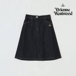 [공식] 앵글로매니아 에이라인 데님 스커트 VNTUSK6800 69